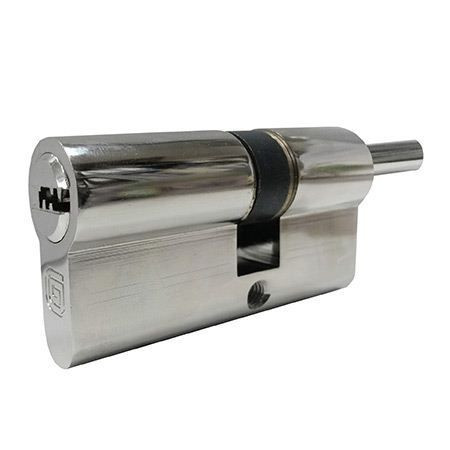 Механизм цилиндровый Гардиан GB 87 mm (46/41В) кл/верт (никель)