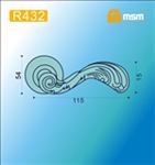 Ручки раздельные MSM R432 PB1 (Полированная латунь 1) на круглом основании
