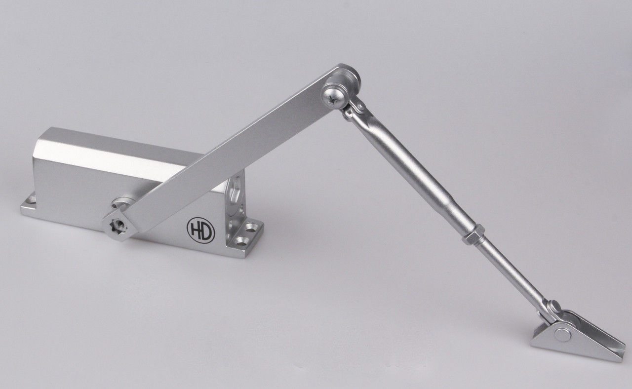 Доводчик дверной Handle Design DC 5044 AW 80 кг (серебро)