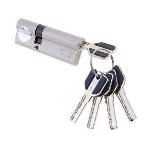 Цилиндровый механизм Msm C90 SN 60*30 (матовый никель) перфо