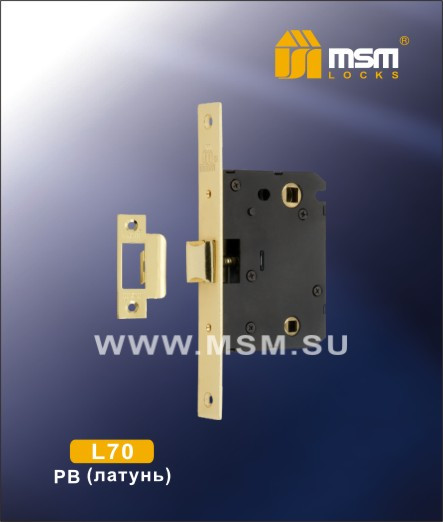 Механизм врезной Сантехнический L70PB (полированная латунь)