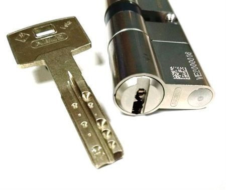Механизм цилиндровый Abus Vela MX (Абус Вела) 75мм (35*40) никель, кл/кл