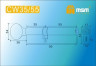 Цилиндровый механизм Msm CW90 SN 35*55 кл-верт (матовый никель) перфо